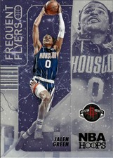 2022-23 Hoops Winter Frequent Flyers #8 Jalen Green Houston Rockets
