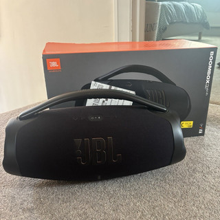 JBL Boombox 3 Wi Fi Boombox Speaker Bluetooth & Wi‑Fi Portable Black