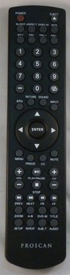 Proscan RE20QP18 Original Remote Control for 40LD45Q 40LD45QC Tested