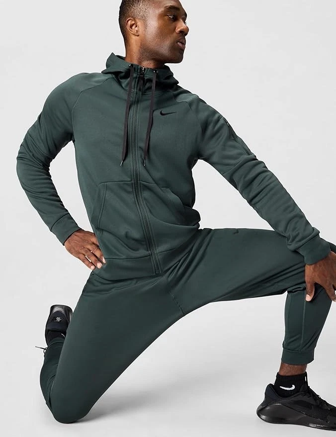 Nike Therma-FIT Teal Fleece Hooded Full Zip Sweatshirt Men's Size M