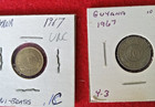 Foreign Coin       GUYANA   2 Coin lot  See Scan for Condition — photo 1