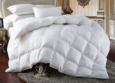 Breathable Egyptian Cotton Down Comforter - King Size