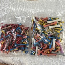 Vtg Perm Rods Plastic Elastic Rollers Hair Curlers Over 100