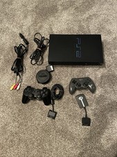 Sony PlayStation 2 Console w/Power Cord, 2 Controllers extension cord