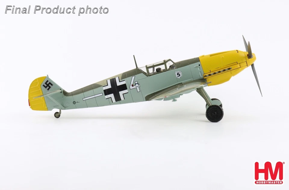 Hobby Master 1/48 Messerschmitt BF 109E-3 Ufz. Horst Perez white 4 4/JG26 HA8730 - Image 4 of 4