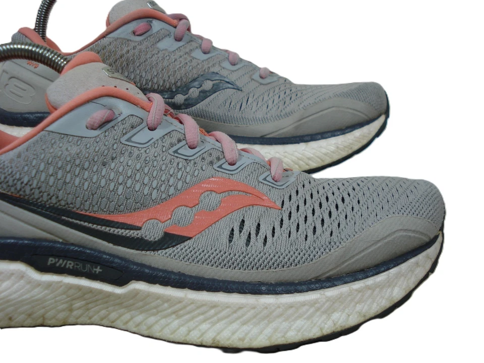 Saucony Triumph 18 Women’s Running Shoes UK6.5 US8.5 EU 40 Grey Pink Pwr+ Gym  - Image 4 of 4
