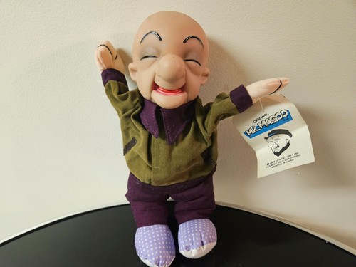 Vintage Original GRAYHOUND 1989 MR. MAGOO Plush Doll with Vinyl Head 12 ...