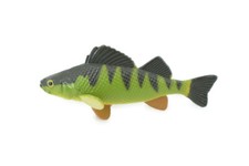 Yellow Perch Toy Hand Painted Rubber Fish Realistic Figurine Gift 2.75" SF14 B31