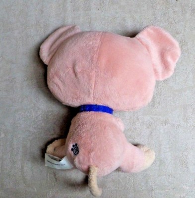 Peluche Souris Littlest Pet Shop 2009 - 15 Cm, Marron Et Rose, Hasbro, Occasion