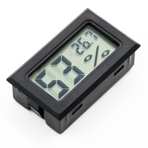 DIGITAL LCD HYGROMETER HUMIDITY METER TESTER REPTILE TEMPERATURE THERMOMETER - Picture 3 of 8