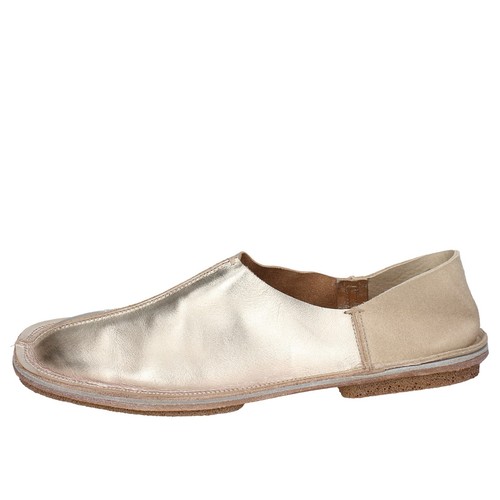 Damen schuhe MOMA 37 EU mokassins platin leder EY636-37 - Photo 5 sur 5