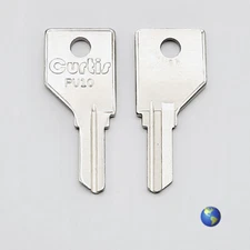 PU10 Key Blanks for Products by Biltrite, Pundra, Turnstone, and others (2 Keys)