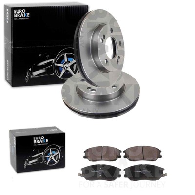 EuroBrake BREMSSCHEIBEN 294mm + BELÄGE VORNE passend für SSANGYONG KYRON REXTON