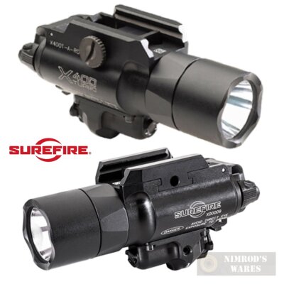 SureFire TURBO WEAPONLIGHT 1000 Lumens + Red LASER Pistol