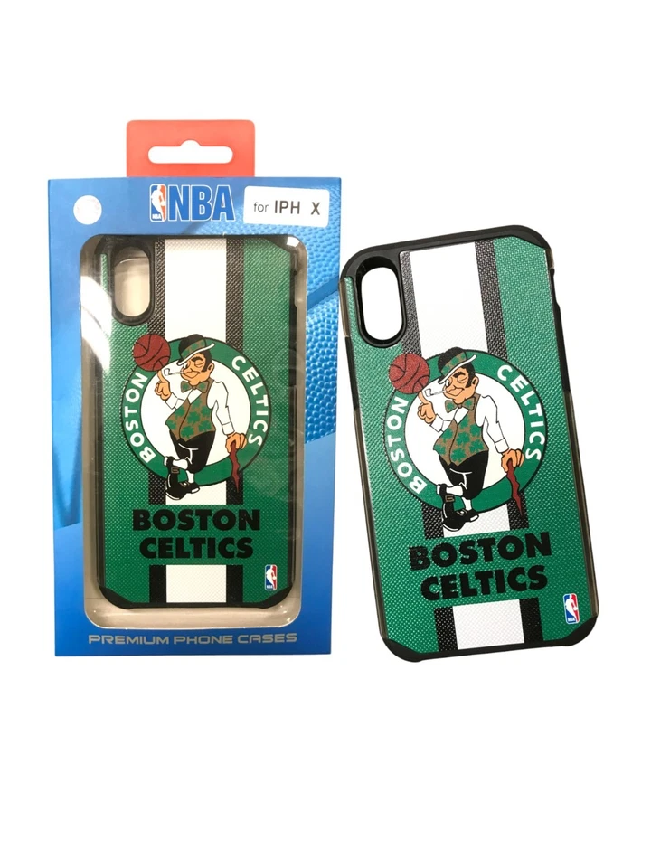 Funda texturizada NBA Boston Celtics para iPhone 7/8/SE, 7P/8P y X/XS, vidrio templado Foto 3 de 3