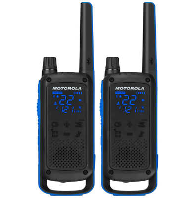 Motorola T470 Rechargeable 2-Way Radios, Pack of 2