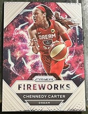 2021 PANINI Prizm WNBA Fireworks Insert #1 ~ CHENNEDY CARTER ~ Atlanta Dream
