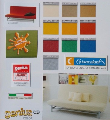COPRIDIVANO GENIUS QUEEN BIANCALUNA DIVANI SEDUTE SENZA BRACCIOLI