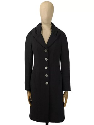 Made in Italy， Black coat， High fashion｜メンズ