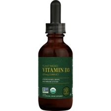 Organic Vitamin D3 5000IU Joint Support Liquid Supplement with Lichen - 2 Fl Oz