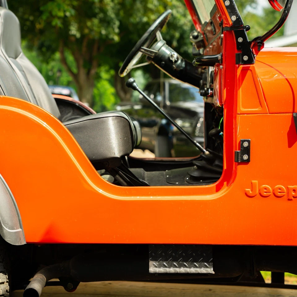 CJ5 Side Steps Compatible with Classic Jeep © CJ Vehicles (Pair) - CJ5 Cutout - Image 4 of 4