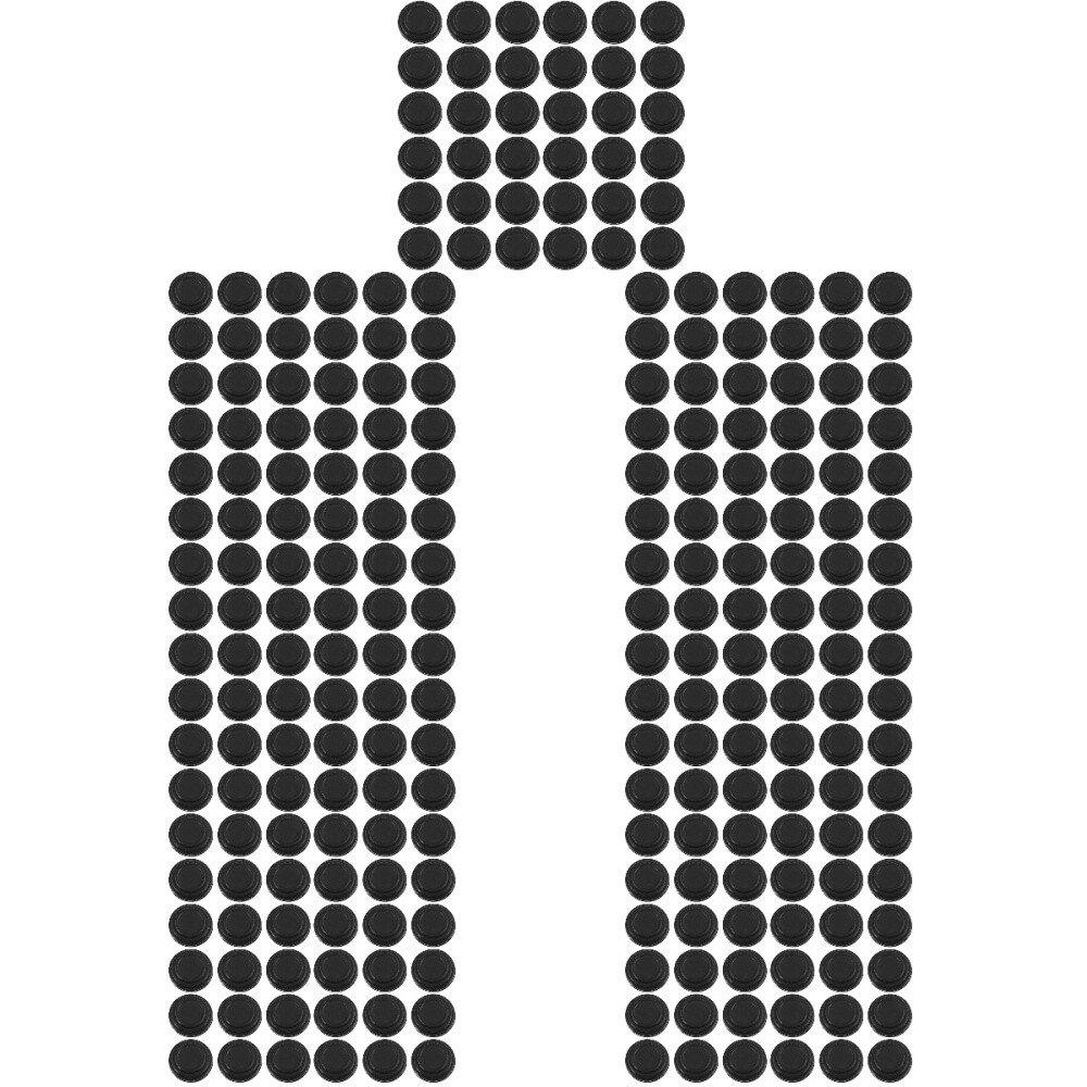 168 Pcs Shock Absorbing Gasket Universal Car Door Sticker Seal Stickers