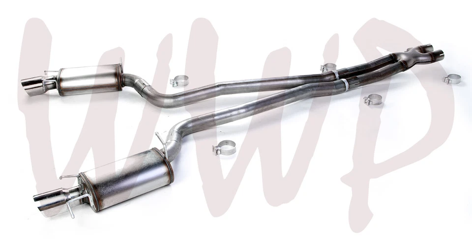 Sistema de silenciador de escape CatBack de acero inoxidable 09-14 Cadillac CTS-V sedán LSA X Foto 2 de 3