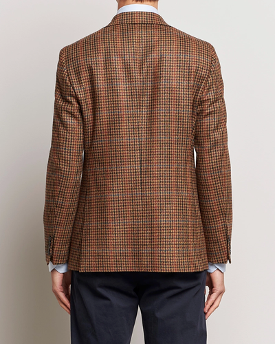 Houndstooth Men's Blazer Notch Lapel Single Breasted Casual Jacket Outfits - Picture 2 of 9