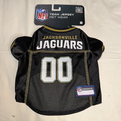 Jacksonville Jaguars Black Team Pet Jersey Size Small New
