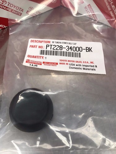 2000-06 Toyota Tundra ONE Rear Bumper Dome Bolt Cover Genuine PT228-34000-BK 
