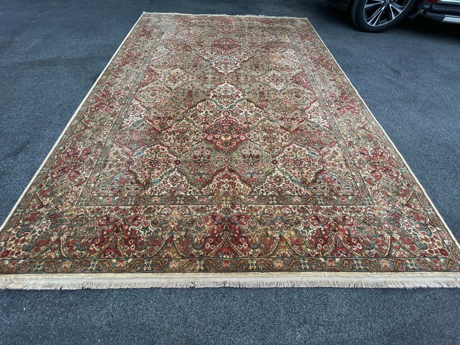 Antique American Karastan Kirman Rug 9x12FT eBay