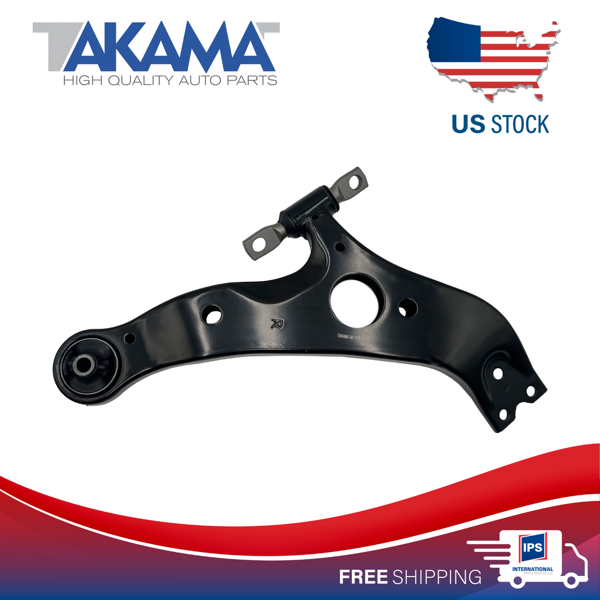 Pair Of Front Lower Control Arms (LH & RH) For 2004-2010 Toyota Sienna – Steel, 10-Year Warranty, Takama