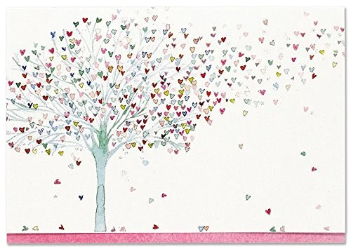 Tree of Hearts Note Cards (Stationery Boxed Cards) by Inc Peter Pauper Press - Picture 1 of 2