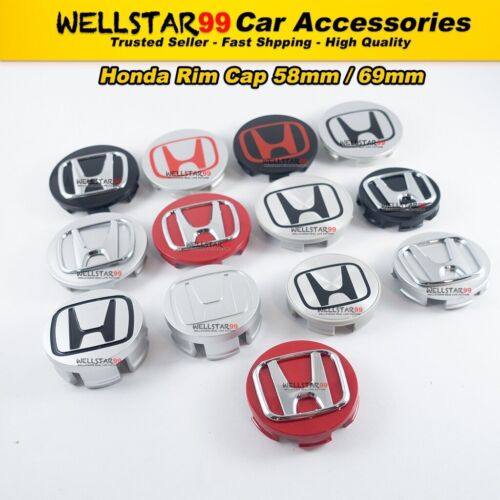 4 Stück 58 mm 69 mm Radnabenkappen Emblem für City HRV BRV CRV CIVIC ACCORD JAZZ - Bild 28 von 128