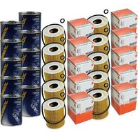 10X Original Mahle / Knecht ÖLfilter OX 203D + 10X SCT Motor Flush MotorspüLung