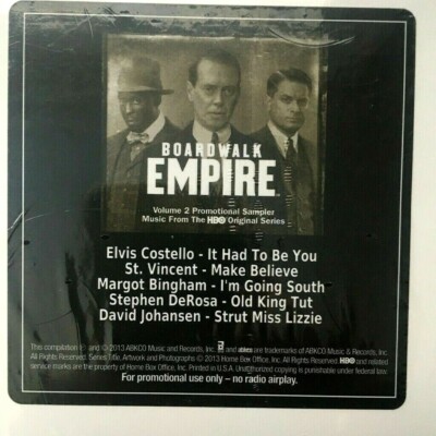 BOARDWALK EMPIRE Series FYC CD Soundtrack Sampler HBO 2013 Season 4 EMMY Promo 