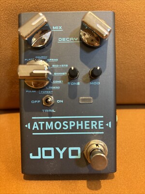 JOYO Atmosphere Reverb Guitar Pedal with 9 Digital Reverb Types TRAIL Function
