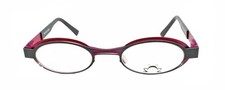 New Authentic Eye'DC V851 000 90s France Vintage Black Pink Fuchsia Eyeglasses