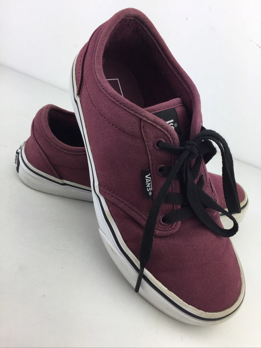 Vans store burgundy kids