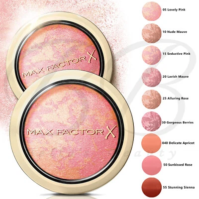 MAX FACTOR Creme Puff Blush Blusher Compact Pressed Powder SEALED *ALL SHADES*