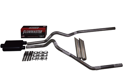 Dodge Ram 1500 04-08 3 Single Truck Exhaust Kits Flowmaster Super 44 Slash Tip - Walmart Supplies