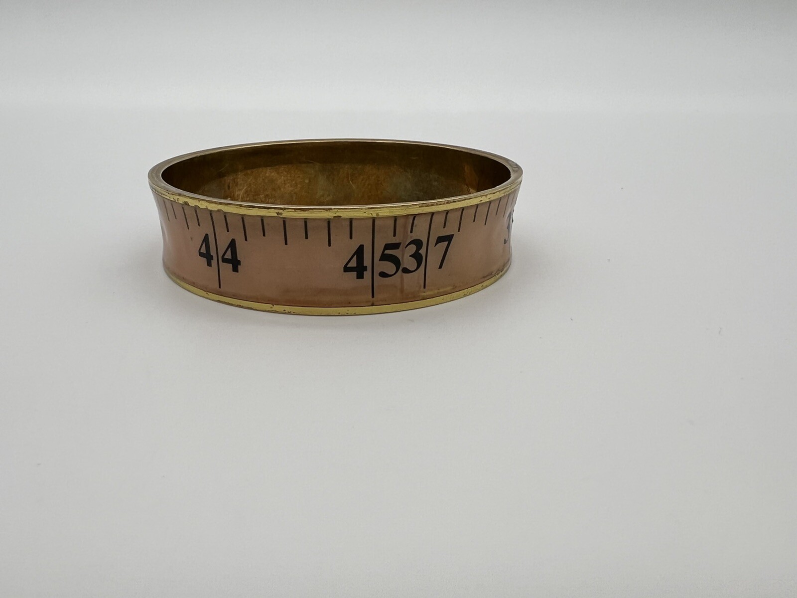 Vintage Measuring Tape Bangle Bracelet Estate Find Gem