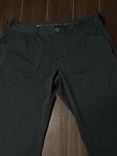 Rhone Hose Herren 36 schwarz Chino Commuter Slim Performance Golf Freizeit MÄNGEL - Bild 13 von 18