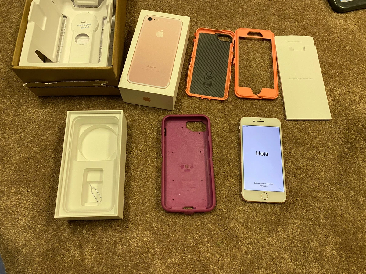 Apple iPhone 7 Rose gold 32GB Model A1660 Factory Reset No Sims Card Xfinity