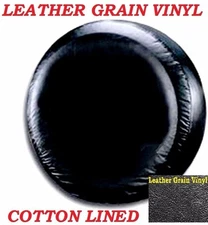 LINED VINYL SPARE TIRE COVER 28.8"-31.7" black 29" 30" 31" LEATHER 235/75R16