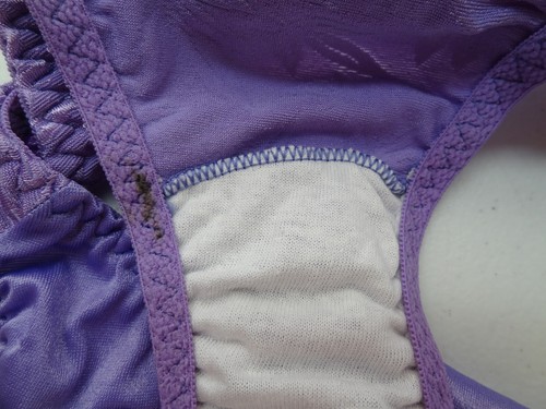NWT Delicates S Satin Tactel Nylon Panty VTG Second Skin Y2K Floral 2002 2103 - Picture 9 of 11