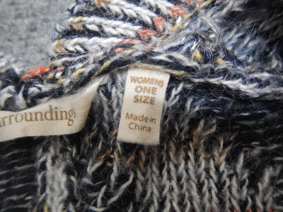 Cárdigan Soft Surroundings talla única multicolor mezcla geométrica de lana Foto 4 de 4