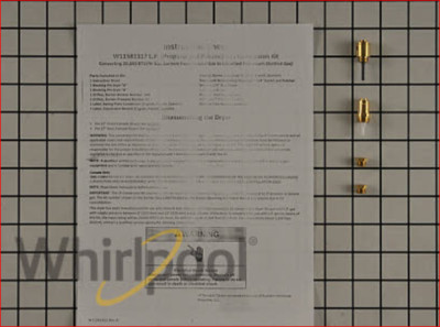 New Genuine OEM Whirlpool Dryer Gas Conversion Kit W11581317