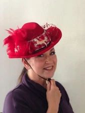 Perfect Christmas Present for your Red Hat Lady Society Rodeo Hat