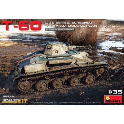 Miniart #35232 1/35 T-60 Late Series,Screened